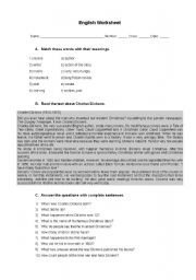 English Worksheet: Worksheet on the Past Simple