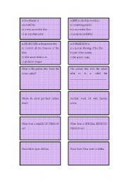 English Worksheet: TV and Cinema Game