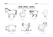 English Worksheet: Farm animals