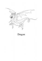 English worksheet: Dragon