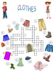 CROSSWORD CLOTHES