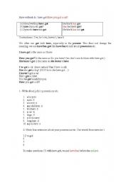 English Worksheet: Have Got 