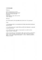 English Worksheet: conversation class - traveling 2
