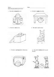 English Worksheet: Prepositions