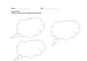 English Worksheet: what do I think about today class