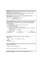 English worksheet: Interpersonal use of can, could and would