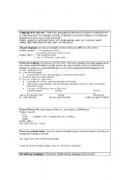 English Worksheet: Interpersonal use of can, could and would