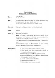 English worksheet: PHONE A FRIEND