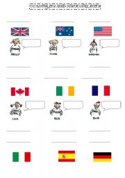 countries and nationalities