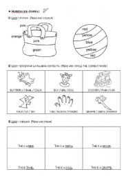 English Worksheet: Homework