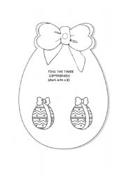 English worksheet: Find the differences