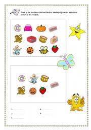 English Worksheet: vocabulary game 