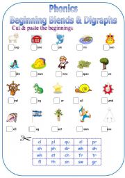 Phonics-Beginning Blends & Digraphs