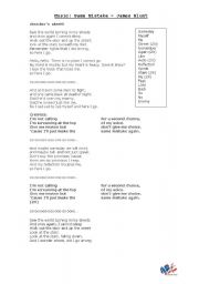 English Worksheet: Same Mistake - James Blunt