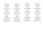 English Worksheet: Months - colouring and cutting activity for YL