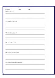 English worksheet: Nomad Information Reading