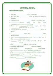 English Worksheet: Grammar - Plurals