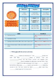 English Worksheet: Simple Present Review