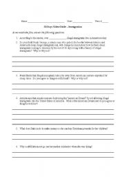 English worksheet: 30 Days Video Guide  Immigration