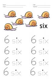 Tracing Numbers Part II (6-10)