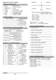mixed worksheet for beginners
