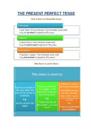 English Worksheet: The Present Perfect