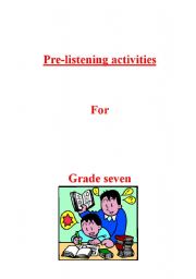 English Worksheet: listening