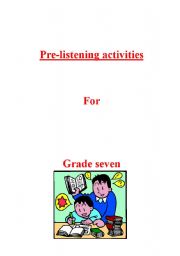 English worksheet: listening