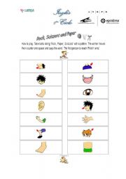 English Worksheet: Game