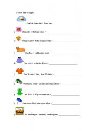 English Worksheet: MORE PLURAL NOUNS