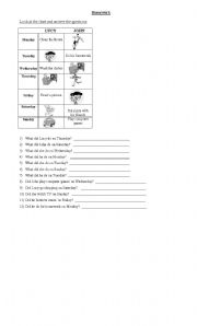 English worksheet: Excellent activity to practice Simple Past !!!