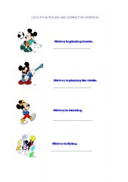 English worksheet: ACTIONS