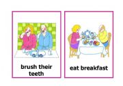 English Worksheet: Mr and Mrs. Montgomery Activities 8 Cards in 4 pages