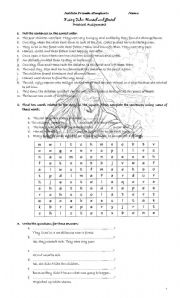 English Worksheet: Hansel and Gretel