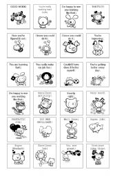 English Worksheet: to encourage students.. Super stickers