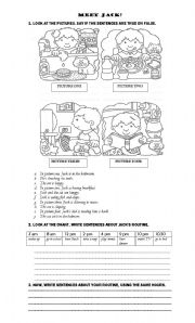 English Worksheet: Meet Jack