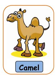 English Worksheet: Animals flashcards PART 7