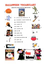 English Worksheet: HALLOWEEN