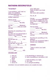 English Worksheet: Song: 