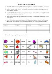 vocabulary dominoes