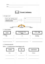 English Worksheet: Present Continuous