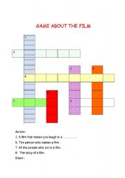 English worksheet: game