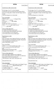 English worksheet: All stars listening activitiy