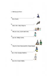 English worksheet: MAKE UP QUESTIONS