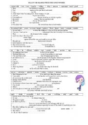 English Worksheet: advanced-vocabulary (quiz or worksheet)