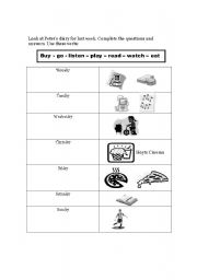 English worksheet: Simple Past