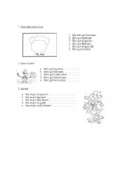 English worksheet: Has got