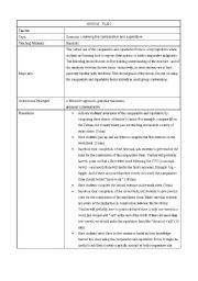 English Worksheet: Learning the comparative and superlative