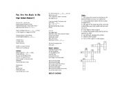 English Worksheet: You are The Music in Me- High School Musical 2
