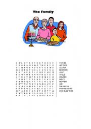 The Family Wordsearch